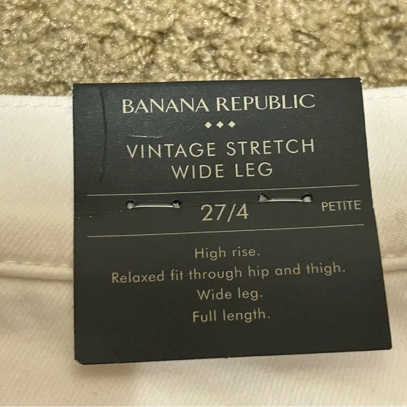 Banana Republic Factory Lot of 2 High Rise Wide Leg Jeans - Picture 6 of 13